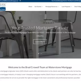 A new web design project we did for a local Dallas mortgage company.