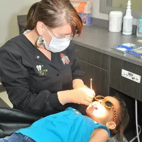 Kid's dental cleaning