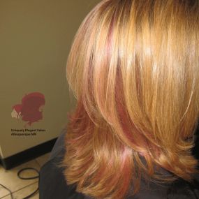hair-color-highlights-pink-peek-a-boo-albuquerque-nm