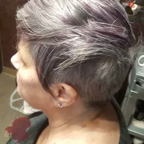 purple-highlights-short-hairstyle-textured-razor-haircut-abq-albuquerque