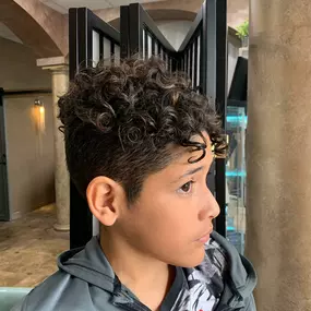 Boys-Partial-Highlights-Curly-Hair-Styles-Albuquerque-Abq