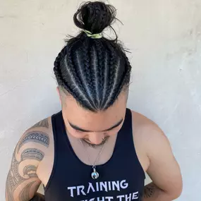 Mens-Haircut-Braided-Style-Accent-Braids-Albuquerque-Abq