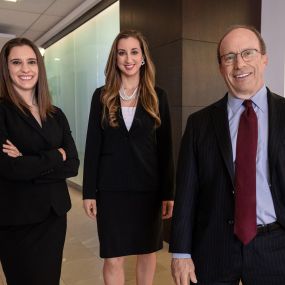 Attorneys Peter Greenspun, Anastasia Kranias, and Liza Greenspun Yang