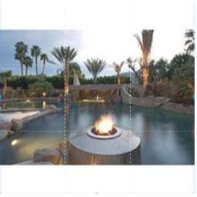 Your dream can become a reality with a pool and added fire features.