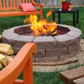 Firepits, Fireplaces, and more. We build lasting impressions