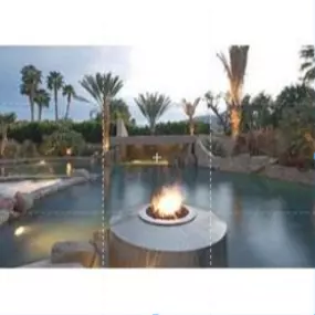 Your dream can become a reality with a pool and added fire features.