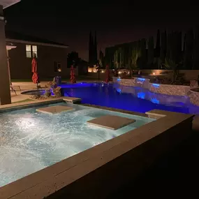 Custom Pools and Spas, Incredible Lighting