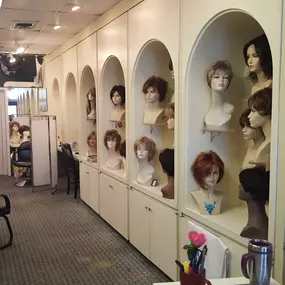 Our wigs at Josephine's Wig Boutique