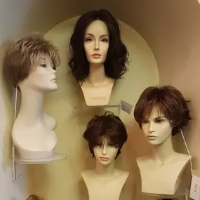 Our wigs at Josephine's Wig Boutique