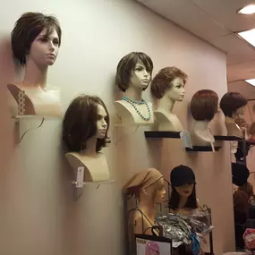 Our wigs at Josephine's Wig Boutique