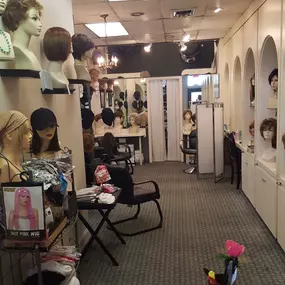 Our wigs at Josephine's Wig Boutique