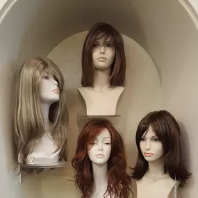 Our wigs at Josephine's Wig Boutique