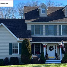 Completed Job in Green Twp, NJ. This roof was re-done in GAF Timberline HDZ - Barkwood Shingles.