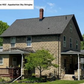 Completed Job in Newton, NJ. GAF Timberline HDZ - Appalachian Sky Shingles were applied to Main Roof of this home. 5