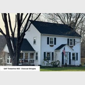 Completed Job in Branchville, NJ. GAF Timberline HDZ Charcoal Shingles and 5