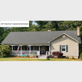 Completed Job in Newton, NJ. This roof was completed in GAF Timberline AH - Appalachian Sky Shingles.