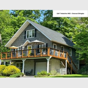 Completed Job in Byram Twp, NJ. GAF Timberline HDZ - Charcoal Shingles were applied to this cute home, giving the roof a little refresh for the summer!