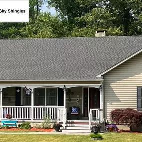 Completed Job in Newton, NJ. This roof was completed in GAF Timberline AH - Appalachian Sky Shingles.