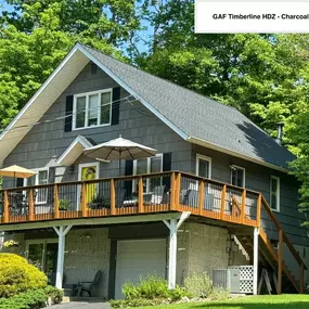 Completed Job in Byram Twp, NJ. GAF Timberline HDZ - Charcoal Shingles were applied to this cute home, giving the roof a little refresh for the summer!