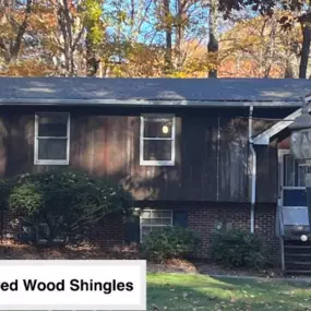 Completed Job in Andover, NJ.  GAF Timberline HDZ - Weathered Wood Shingles, 5