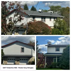 Completed Job in Fredon Twp, NJ. This roof was replaced with GAF Timberline HDZ Pewter Gray Shingles! 5