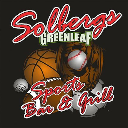 Logo fra Solbergs Greenleaf Sports Bar & Grill