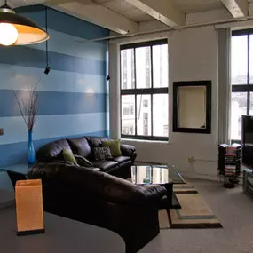 East 8 Lofts Living Room