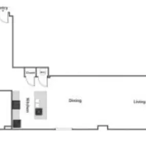 East 8 1 Bedroom Plus Apartment Floor Plan