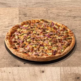 Bacon Cheeseburger Pizza