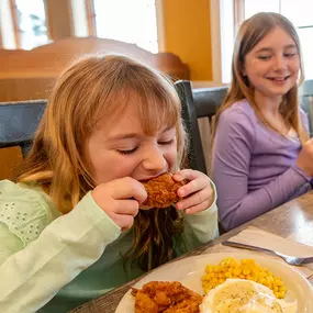 Everyone loves The Country's Best Chicken! Especially your kids! Tuesday is Kids Night! Visit Pizzaranch.com for details.