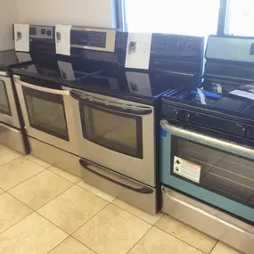 Check out the latest selection of pre-owned certified appliances at our local appliance store today!