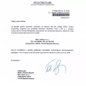 Bild von Benčík Vladimír MUDr. - Ben Labor s.r.o.