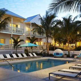 The outdoor pool at the Marker Key West