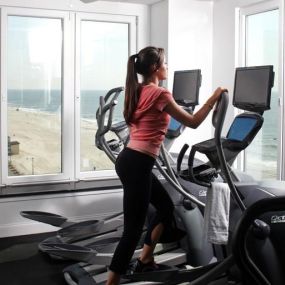 The Oceanfront Fitness Center at Allegria Hotel