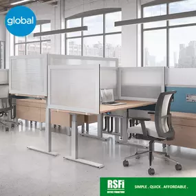 Incorporate healthy movement into your workday with Global's FreeFit Tables.