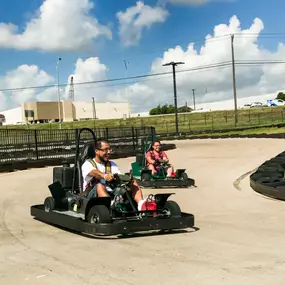 Race your friends or family on our Go-Karts!