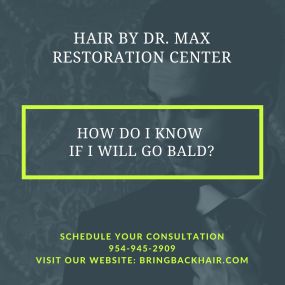 While there are obvious signs that you may be losing you hair, there are also other means to tell if it may not be visible at the current moment. Some of these signs include:
-Changes In Hairline
-Excessive Hair Loss After Showering or Brushing
-Thinning Of Crown Area
-Your Partings Are Getting Wider
-Mitigate Self-Inflicted Damage To Your Hair
If you have concerns or questions regarding hair loss, please feel free to call us at 954-945-2909 or visit our website at Bringbackhair.com