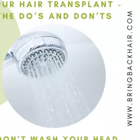 3. Don’t Wash Your Head Right After Surgery

You shouldn’t wash your head at least for 24 hours after surgery. Once you are allowed to do it again, your touch should be light and careful, so as not to disturb the graft. You should also use cold water and light water pressure. This washing procedure should be kept up for a while after surgery, at least five days. Try not to let the water beat directly onto the recipient area where the grafts are for the first 4-5 days after surgery. You may want 