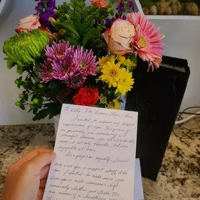 Thank you very much to a patient of ours for this thoughtful gift!This makes us so happy to do what we do. We thrive on making our patients feel the best and like family. We cannot wait to see the results of this procedure! Stay tuned☀️