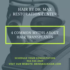 4 Common Myths About Hair Transplants