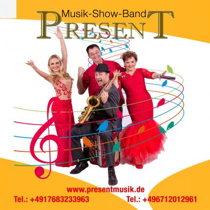 Logótipo de Musik-Show-Band Present & Galina Kidan