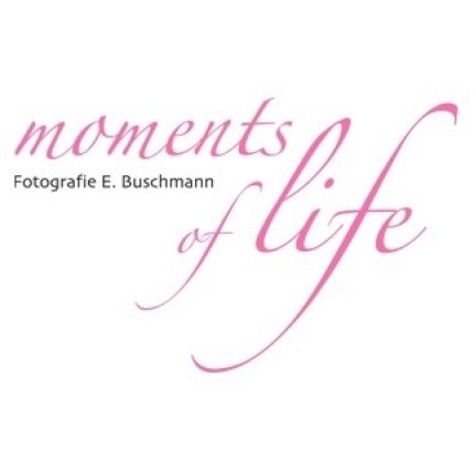 Logotyp från moments of life - Fotografie E. Buschmann