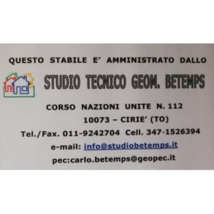 Λογότυπο από Studio Tecnico Betemps Geom. Carlo