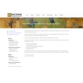 website design for El Cajon Acupuncture and Alternative Medicine