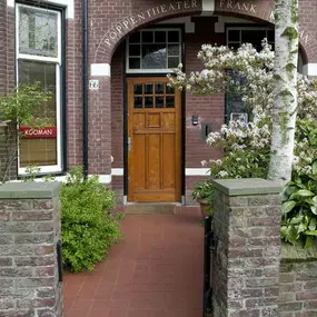 De entree in de Frankenstraat