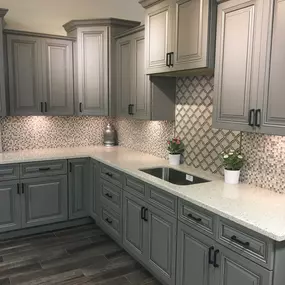 Kitchen cabinet showroom in Phoenix.