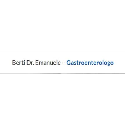 Logo od Berti Dr. Emanuele - Gastroenterologo