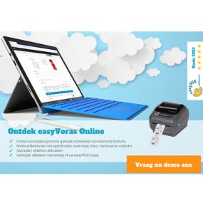 Voorraadpakket met online software: easyVorasOnline