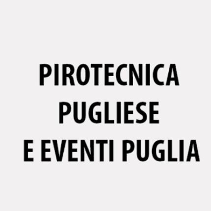 Logo da Pirotecnica Pugliese e Eventi Puglia
