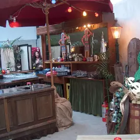 Thema inrichting (bruin Cafe)